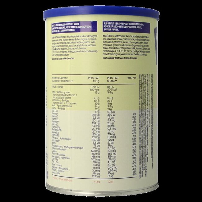 Meal replacement shake strawberry 436 Gram