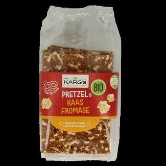 Dr. Karg's Crackers pretzel kaas bio 160 Gram
