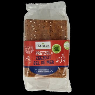 Dr. Karg's Crackers pretzel zeezout bio 200 Gram