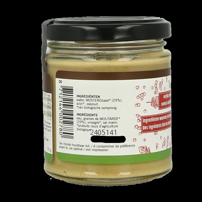 Mosterd Dijon bio 170 Gram