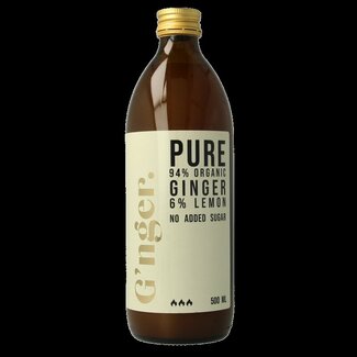 G'nger Gembersap met citroensap bio 500 Milliliter