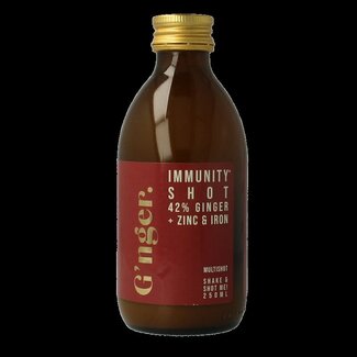 G'nger Shot gember vruchtensap immunity 250 Milliliter