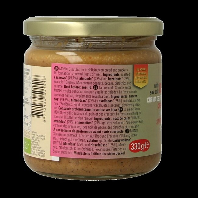 3 Notenpasta bio 330 Gram