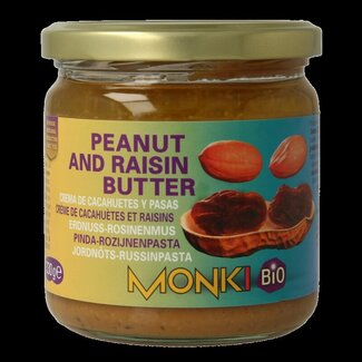 Monki Pinda rozijnenpasta bio 330 Gram