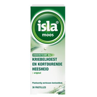 Isla Moos keelpastille 30 Pastilles