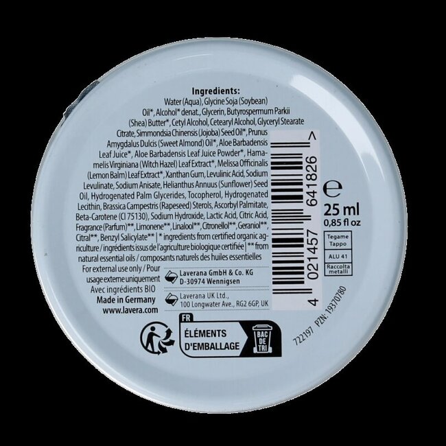 Basis sensitive all round cream mini bio 25 Milliliter