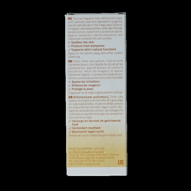 Calendula billenbalsem parfumvrij 75 Milliliter