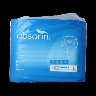 Absorin Pants plus L 14 Stuks