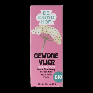 Cruydhof Sambucus nigra herb/gewone vlier bio 50 Milliliter