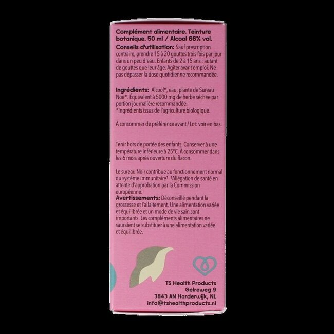 Sambucus nigra herb/gewone vlier bio 50 Milliliter