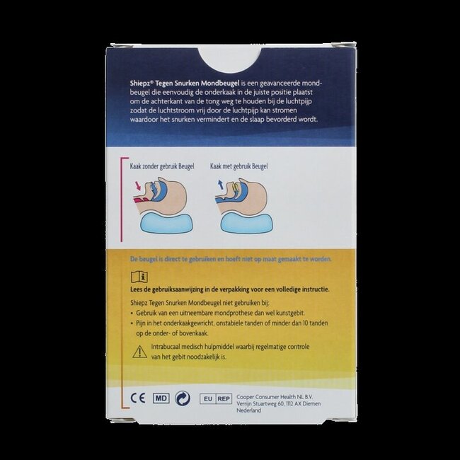 Tegen snurken mondbeugel 1 Stuks