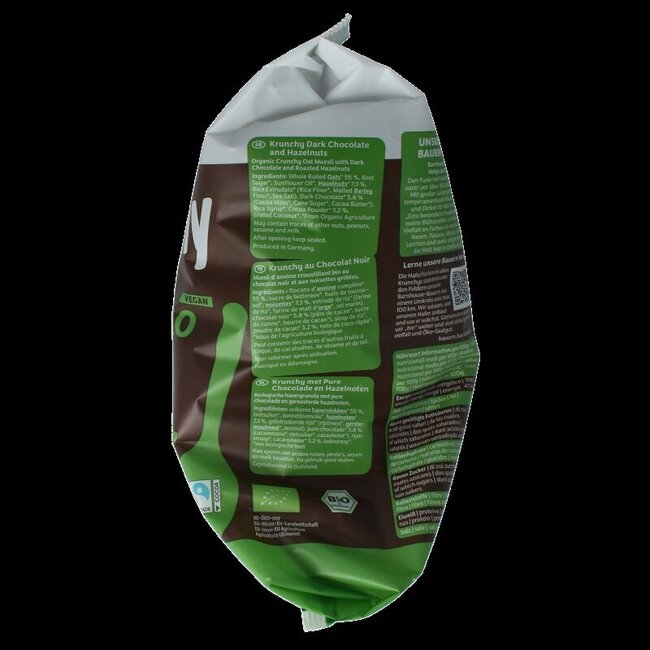 Muesli chocolade hazelnoot bio 750 Gram