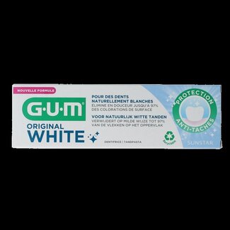 GUM Tandpasta white original 75 Milliliter