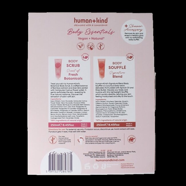 Giftset body essentials 1 Stuks