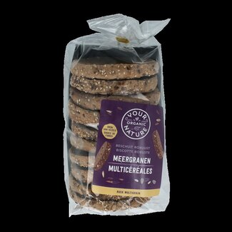 Your Organic Nature Beschuit meergranen bio 10 Stuks