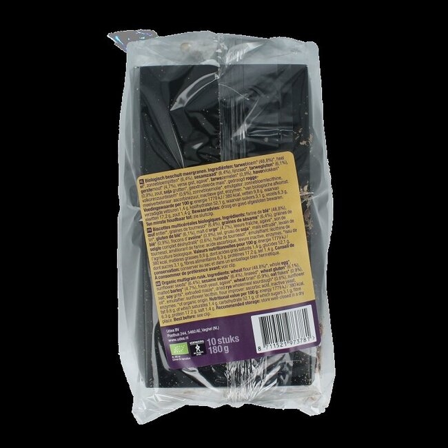 Beschuit meergranen bio 10 Stuks