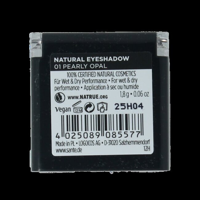 Eyeshadow naturel 01 pearly opal 1.8 Gram