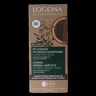 Logona Haarkleur amber bruin 100 Gram