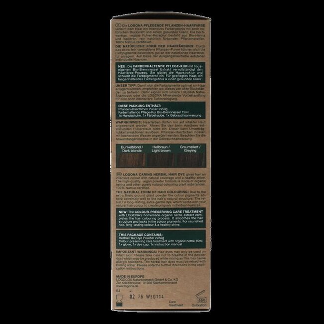 Haarkleur amber bruin 100 Gram