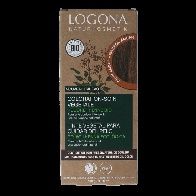 Haarkleur amber bruin 100 Gram