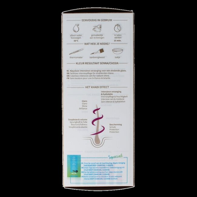 Haarkleur senna/cassia natural 100 Gram