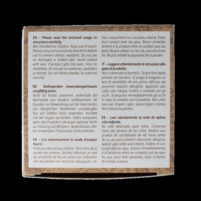 Haarkleur senna/cassia natural 100 Gram