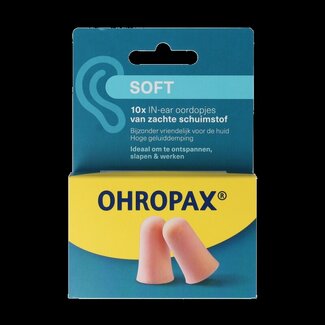 Ohropax Oordopjes soft 10 Stuks