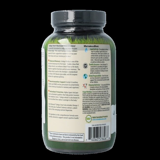 Ginkgo smart 120 Softgels