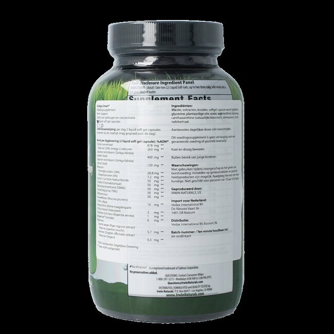 Ginkgo smart 120 Softgels