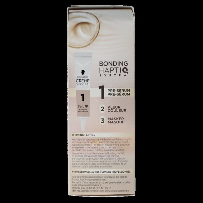 Creme supreme 4-0 donker bruin 1 Stuks