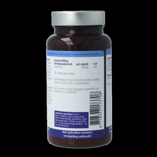 Foliumzuur met alfalfa high quiality 60 Capsules