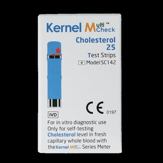 Testjezelf Multicheck cholesterol teststrips 25 Stuks
