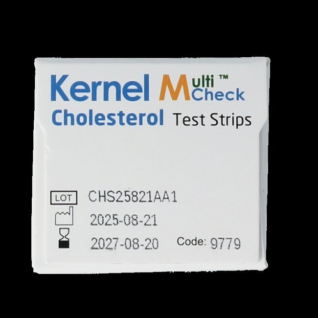 Multicheck cholesterol teststrips 25 Stuks