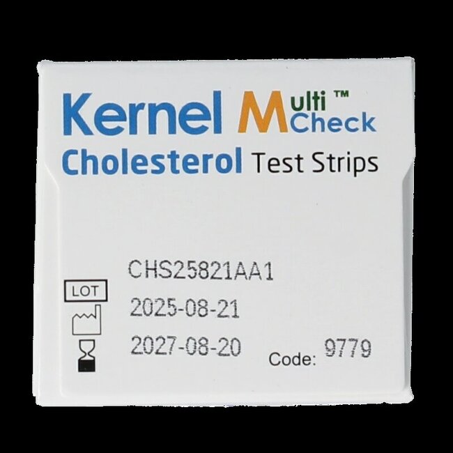Multicheck cholesterol teststrips 10 Stuks