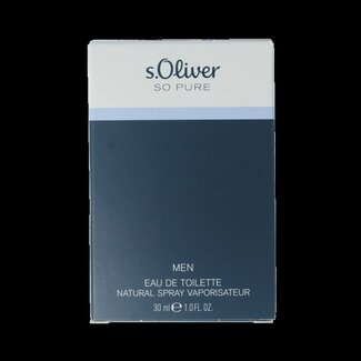 S Oliver So pure men eau de toilette 30 Milliliter