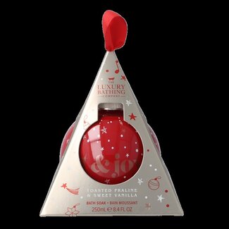 The Luxury Bathing Co Comfort & joy bath soak bauble 250 Milliliter