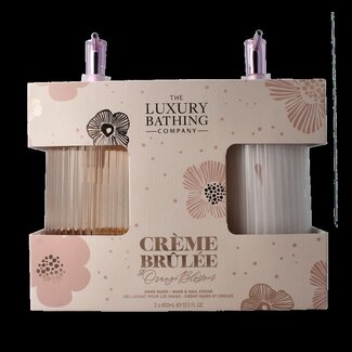 The Luxury Bathing Co Heavenly hands wash & hand nail cream glass bottle 1 Set