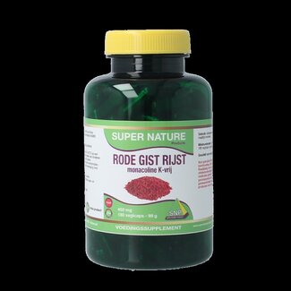 SNP Rode gist rijst monacoline K-vrij 180 Vegetarische capsules