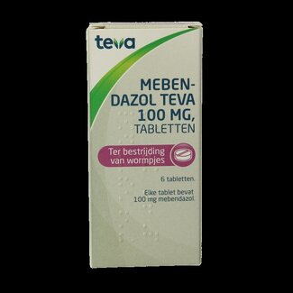 Teva Mebendazol/kuracja przeciwpasożytnicza 6 tabletek Teva