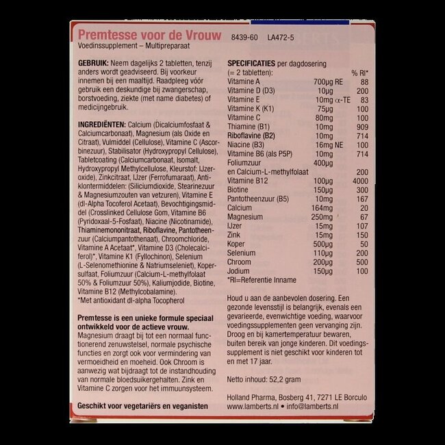 Premtesse 60 Tabletten