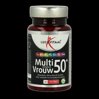 Lucovitaal Multi compleet vrouw 50+ 40 Tabletten