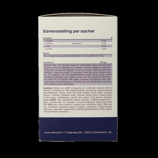 Cell essentials capsules 30 Sachets