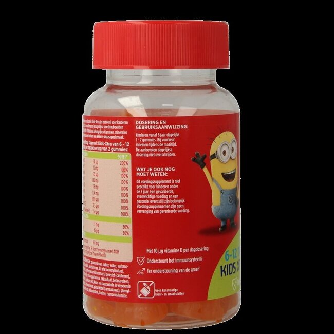 Kids-Xtra vitaminions gums 6+ 60 Gummies