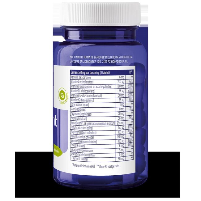 Multi Nacht Mama 100% Vegan 30 Tabletten