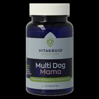 Vitakruid Multi Dag Mama 100% Vegan 30 Tabletten