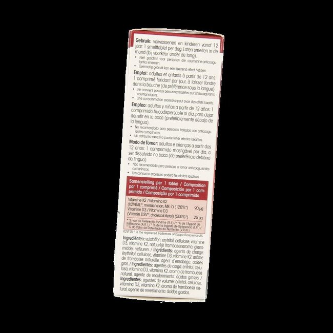 Vitamine K2 + D3 60 Tabletten