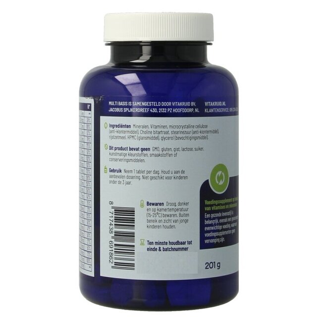 Multi Basis met natuurlijke vormen 90 Tabletten