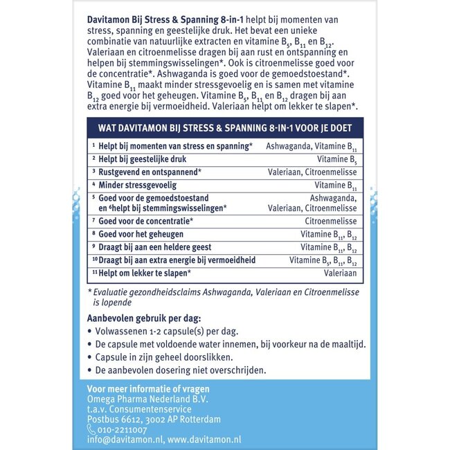 Stress & spanning 20 Capsules