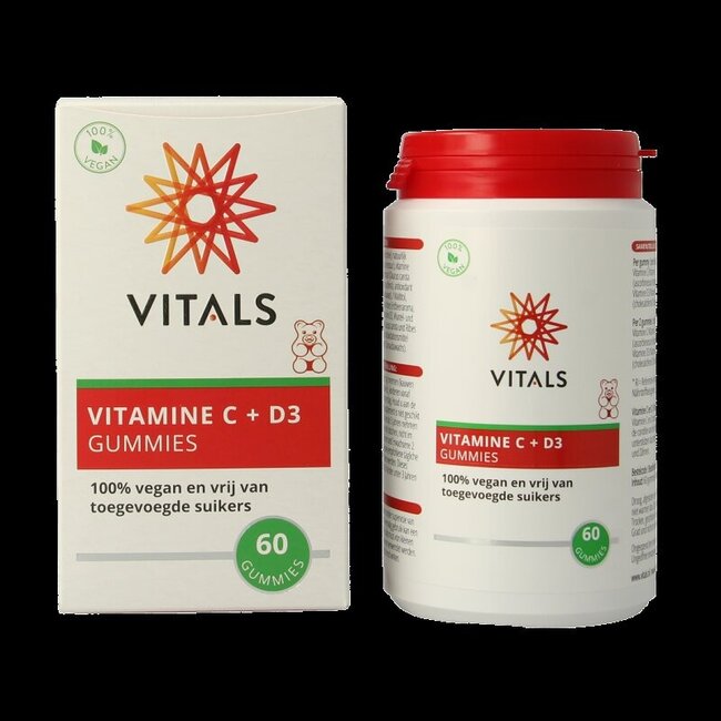 Vitamine C + D3 60 Gummies