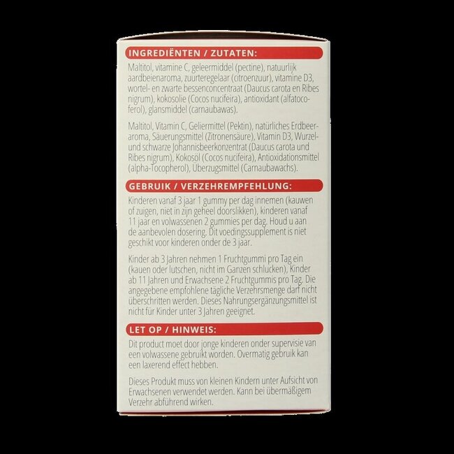 Vitamine C + D3 60 Gummies